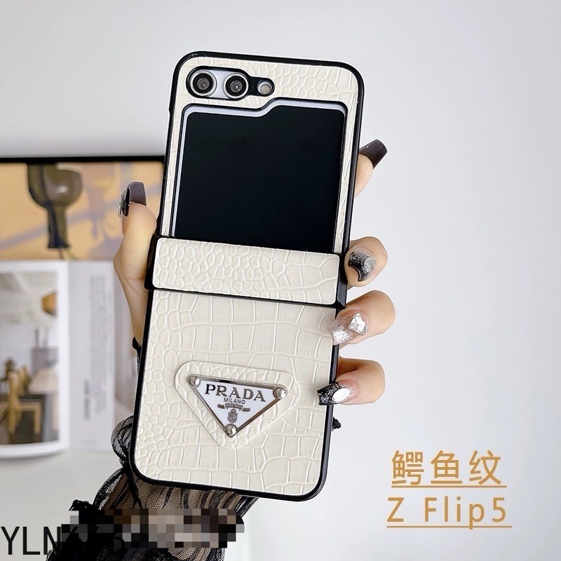 Dành Cho Samsung Galaxy Z Flip 7 6 5 4 3 7FE Cao Cấp Cao Cấp Cổ Điển Da PU Thiết Kế Ốp lưng Cho Samsung Galaxy Z Flip7 Bọc Toàn Bộ Gấp Lưng Chống Sốc Vỏ Điện Thoại