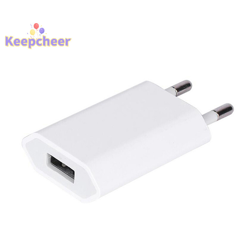 [Keepcheer] Bộ sạc điện thoại USB Châu Âu EU Cắm USB AC Du lịch Bộ đổi nguồn sạc tường [Mới]