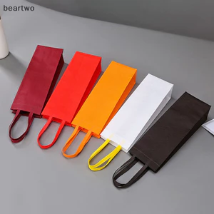 < Beartwo > 1 Túi Quà Tặng Chai Rượu Túi Không Dệt Có Tay Cầm Cho Đám Cưới, Sinh Nhật Đẹp