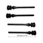Btsg 12 24 36 Chiếc PC Quạt Gắn Pin Đinh Tán Đen Cao Su Mềm Giảm Tiếng Ồn Gắn Đinh Tán Cho PC Khung Xe Quạt Làm Mát