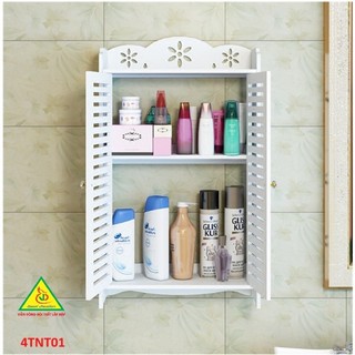 Tủ nhà tắm gỗ nhựa PVC 4TNT01 - VĐ Smart Furrniture NỘI THẤT LẮP RÁP VIENDONGADV