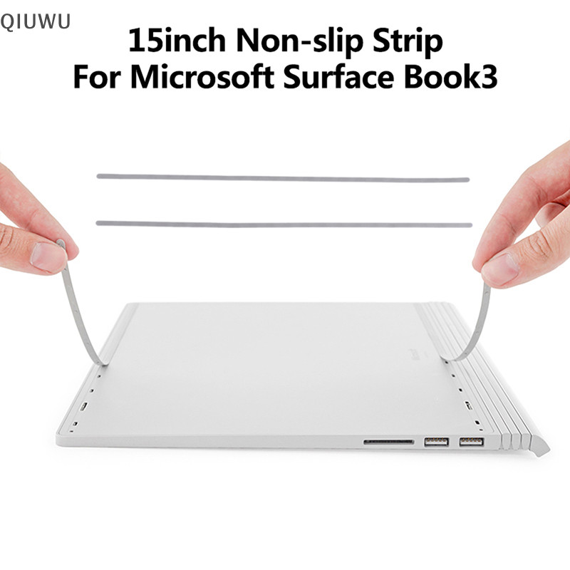 Qiuwu Dải chống trượt chân cao su 15 inch đa năng cho Microsoft Surface Book3.