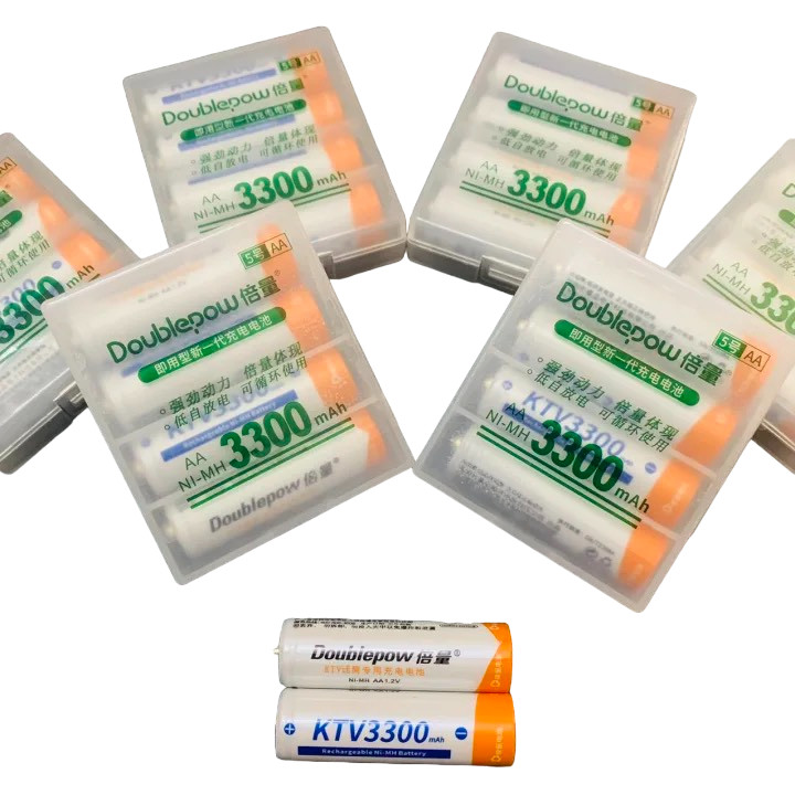 Pin sạc chính hãng dung lượng cao AA Doublepow 3300 / 1 viên hàng mới
