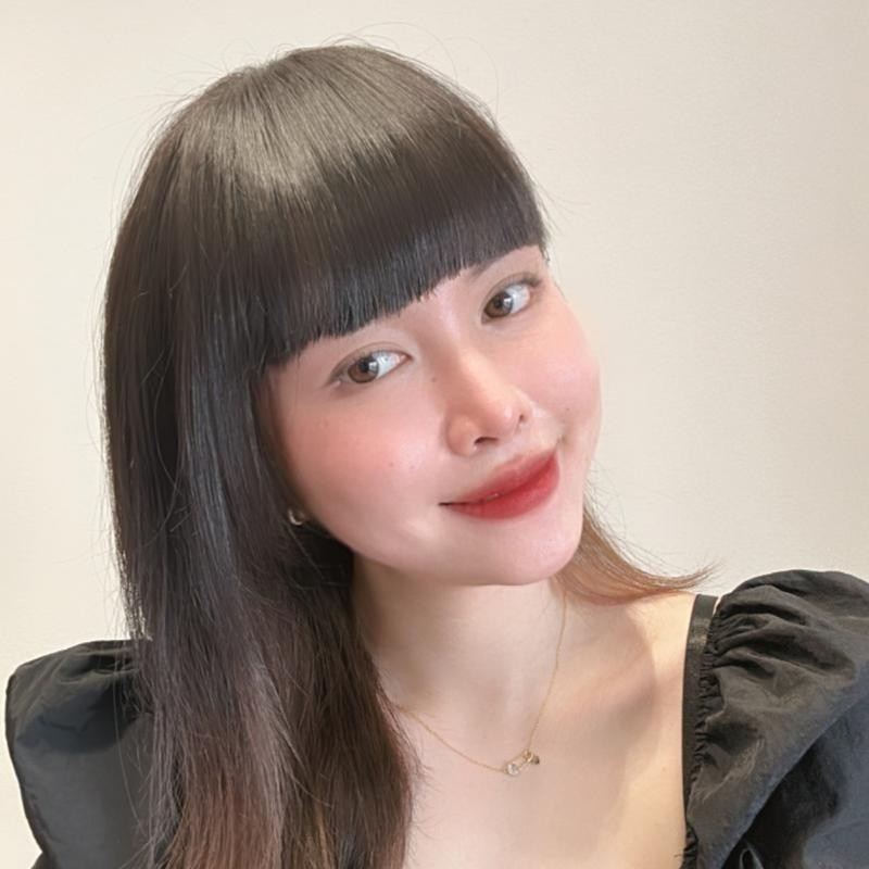 Mái 2in1 mái canh dày, đường ngôi nằm ngang tóc th.ật nữ - Tóc Giả Vân Anh