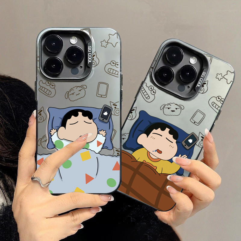 Vỏ Tương Thích Cho Xiaomi Redmi Note 14 13 12 11 Pro Plus 5G 10 12S 11S Redmi 13 12 13C 4G K70Ultra Phim Hoạt Hình Dễ Thương Crayon Xiaoxin IMD Vỏ Cứng Mờ Sang Trọng