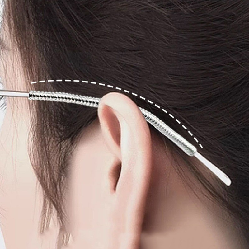 5 Chiếc Kính Chống Trơn Trượt - Bọc Tai Xoắn Ốc - Chân Kính Mắt Chống Rơi Cố Định - Có Thể Cắt, Co Giãn, Thoải Mái - Phụ Kiện Kính Mắt