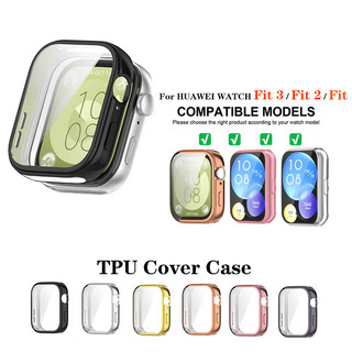Vỏ bảo vệ TPU mềm Vỏ bảo vệ toàn màn hình cho Huawei Watch Fit 3 2 / Fit3 / Fit2 / Fit Phiên bản đặc biệt