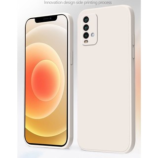 Thời Trang Mới Redmi 9T POCO M3 M4 Pro M5 4G Khung Ốp Lưng Vuông Mỏng Mềm TPU Vỏ Silicon Có Dây Đeo Tay Dây Đeo Tay