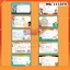 Set 20 Nhãn Vở Hình Ảnh Dễ Thương - Gì Cũng In - Decal Chống Thấm Nước