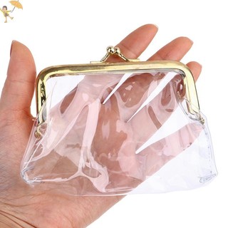 [Gou] Ins Trong Suốt Đơn Giản Sắt Miệng Kẹp Túi Đồ Nhỏ Túi Bảo Quản Ví Đựng Tiền Xu VN