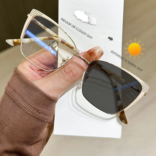 Gọng Kiếng Cận Nữ ALOLA Mắt Mèo Chống Ánh Sáng Xanh Tia UV Đổi Màu Khi Ra Nắng Thời Trang 0/-1/-2/-3/-4/-5/-6