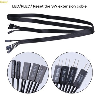 Dusur Power SW Cáp Nối Dài 20 30 50 100cm Mainboard Switch HDD LED PLED Reset SW