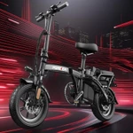Xe đạp điện trợ lực gấp, dễ dàng để vào cốp xe ô tô, động cơ 400W, pin Lithium, bảo hành 18 tháng, xe thay thế — ảnh 1