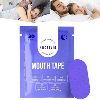 ​Noctivio Anti Snoring Mouth Tape Nose Breathing Improving Reduce Mouth Dryness Better Sleeping Closed Mouth Stickers