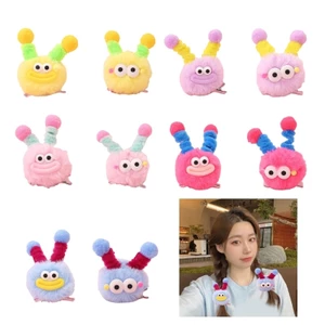 Treeling Sang Trọng Mỏ Vịt Kẹp Tóc Lông Pompoms Hoạt Hình Barrettes Cho Trẻ Em Thanh Thiếu Niên Bé Gái Thời Trang Đảng Tóc Accessor