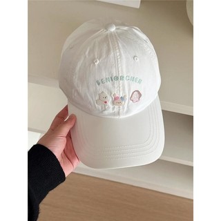 Ins Phiên Bản Hàn Quốc Dễ Thương Động Vật Nhỏ Mũ Bóng Chày Nữ Xuân Hè Mỏng Phong Cách Che Nắng Mũ Chống Nắng