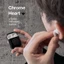 Ốp bảo vệ tai nghe hình trái tim Chrome Trend cho AirPods 1 2 3 4 AirPods Pro AirPods2 Vỏ da cứng