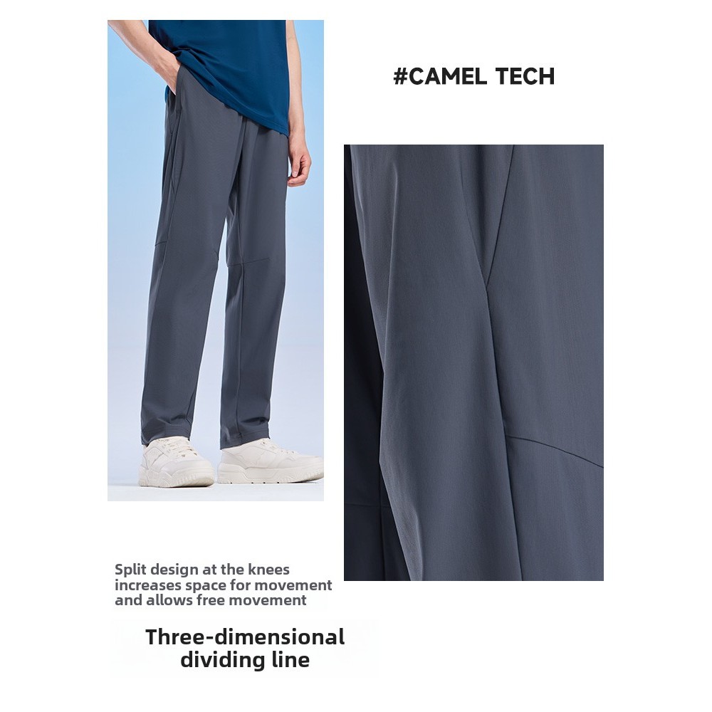 Ảnh Camel CROWN băng lụa thể thao nam nữ chống nắng quần khô nhanh thoáng khí chạy bộ quần thường ngày 4