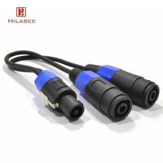 Bộ chia PA 0,3m Nam sang Dual Loa Dây cáp PA DJ Adapter