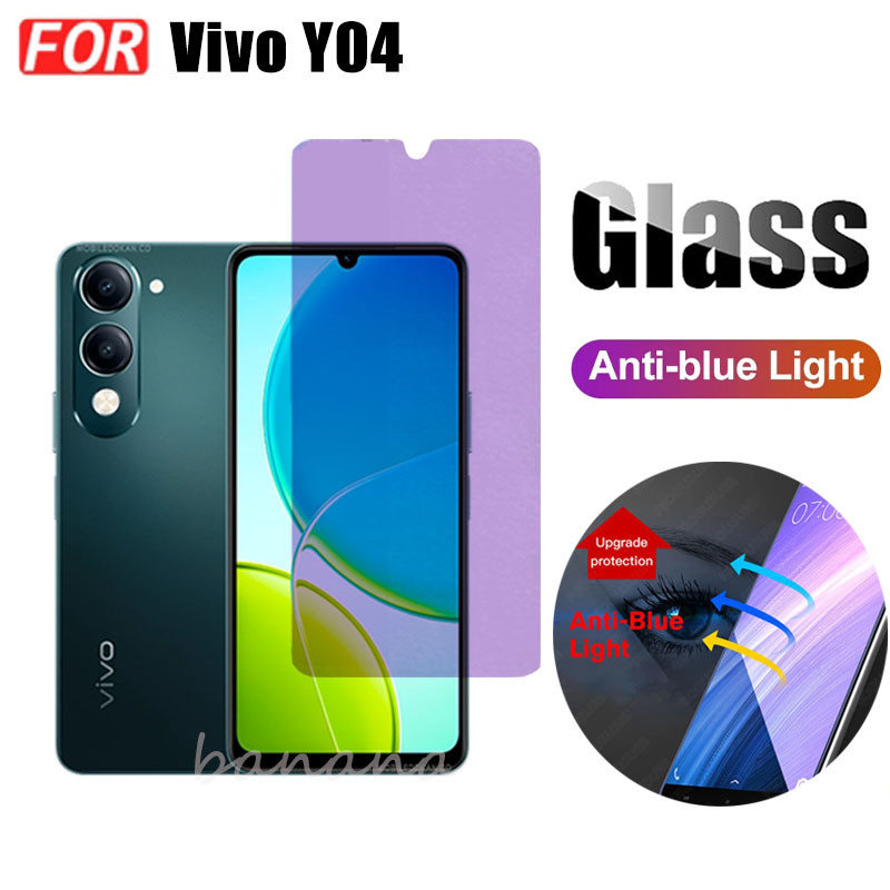 Ốp Điện Thoại Chống Sốc Vivo Y04 Cho Vivo Y29S Y19S Y03 Y03T Kính Cường Lực Và Ống Kính Chống Tia Xanh