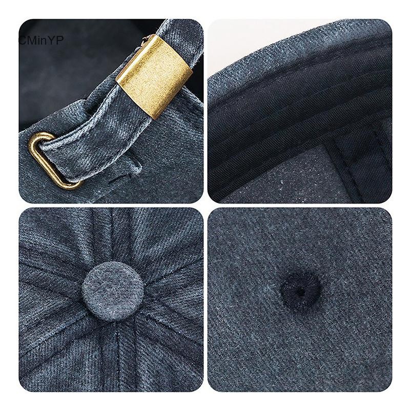 Cminyp Mũ Thời Trang Không Vành Mũ Chắc Chắn Skullcap Màu Trơn Thủy Thủ Mũ Beanie Mũ Nam Nữ Mũ Xô Có Thể Điều Chỉnh Bố Nón Vinh Quang