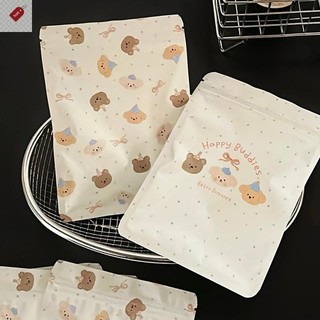 Alik 20 / 50 Chiếc Gấu Dễ Thương Tự Niêm Phong Túi Bao Bì Ngày Lễ Quà Tặng Bao Bì Túi Kín Túi Bảo Quản Chống Thấm Nước VN