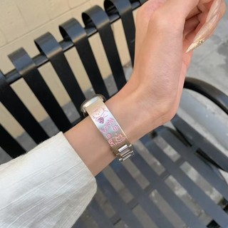 Thích hợp cho Xiaomi, Thích hợp cho Huawei Dây đeo đồng hồ kim loại hình mèo 18mm 20mm 22mm