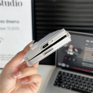 Ốp điện thoại doanh nghiệp từ tính màu kẹo 360 cho Samsung galaxy Z fold 5 6 4 3 fold6 fold3
