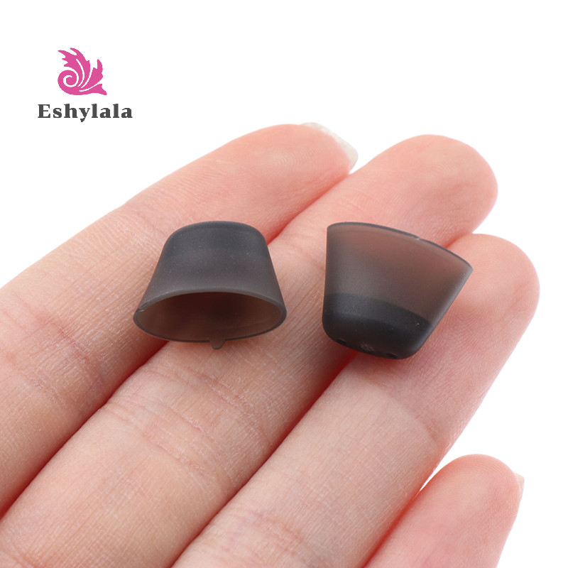 1 Cặp Đầu Tai Thay Thế Mềm Nút Silicon Đen Cho Máy Trợ Thính XS/S/M/L