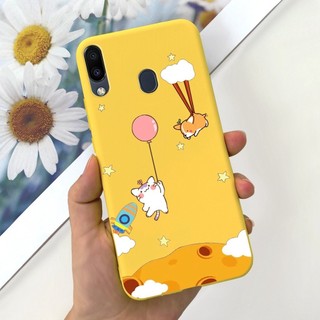 Dành Cho Samsung Galaxy M20 Vỏ M 20 Vỏ Chống Sốc Khủng Long Dễ Thương Phi Hành Gia Vỏ Điện Thoại TPU Mềm Cho Samsung M20 SM-M205F Ốp Lưng