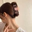 Kẹp tóc hoa DELMER, Kẹp tóc Sakura Blossom Sakura, Kẹp tóc Sweet Bangs Kẹp bên hông Đồ trang trí tóc Hoa kem Barrettes ngọt ngào