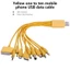 Cáp USB UTAKEE Cáp Sạc Đa Năng Nhiều Dây Sạc Nhanh USB 9 06in 23cm