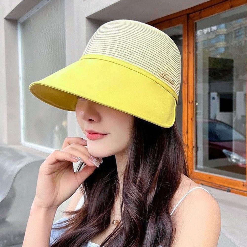 Mũ xô Hobbyin chống nắng và tia UV, gấp gọn tiện lợi, thoáng mát mùa hè dành cho nữ