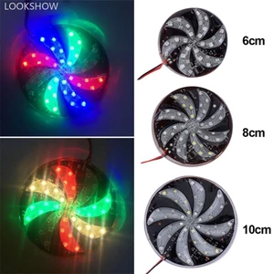 Lookshow 1 Vòng Xe Máy Nhiều Màu Sắc LED Nhấp Nháy Không Khí Đèn Sửa Đổi Cối Xay Gió Đèn Bánh Xe Đèn Flash M9V7