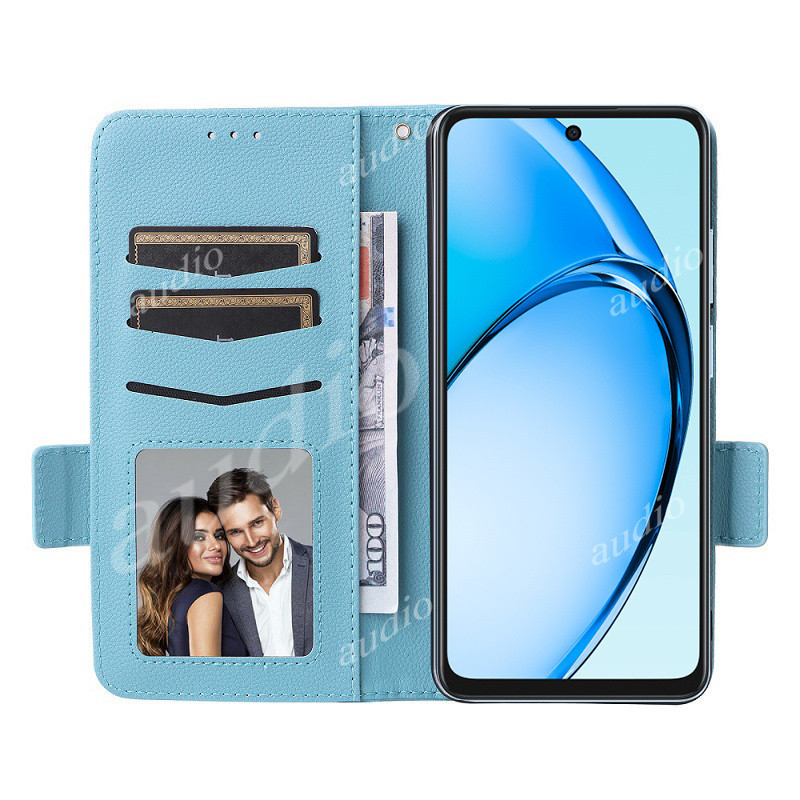 Dành Cho Oppo a60 4G 2024 Vỏ Lật Giá Đỡ Điện Thoại Đứng Dành Cho Oppo a60 A 60 60A OppoA60 4G Ốp Lưng Thẻ Ví Da PU