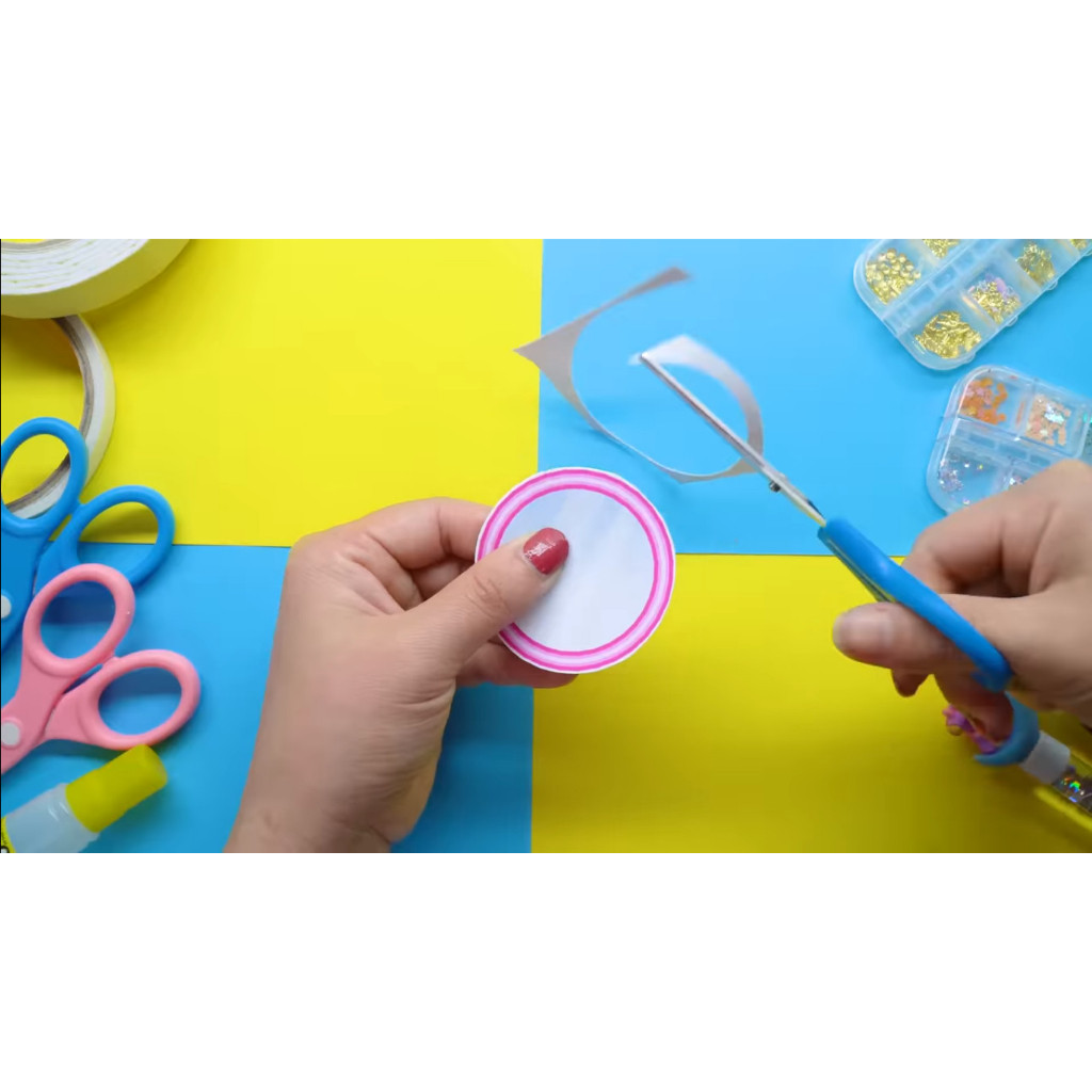 ĐỒ CHƠI NGÔI NHÀ BÚP BÊ GIẤY CẮT THỦ CÔNG DIY - Ngôi nhà của bé Peach Color House In Quiet Book