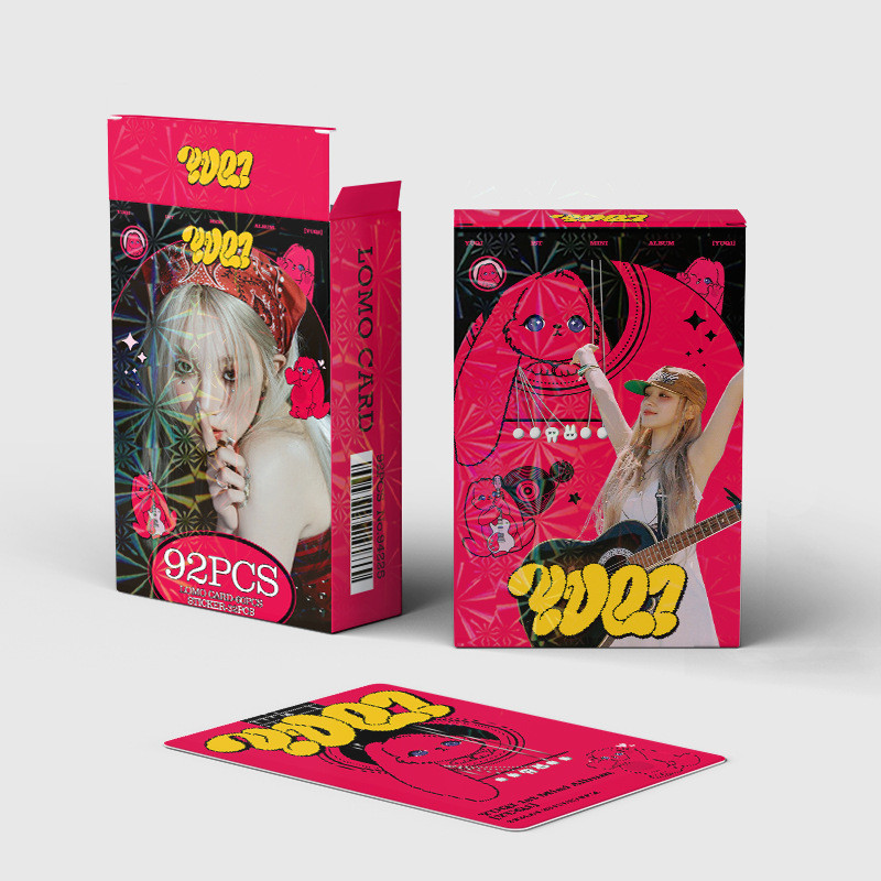 92 Cái / hộp (G) IDLE Lomo cards Album Toàn Bộ 2 [2] Super Lady Sticker Photocards GIDLE Yuqi SOLO Minnie Soyeon Shuhua Miyeon Bưu Thiếp YM