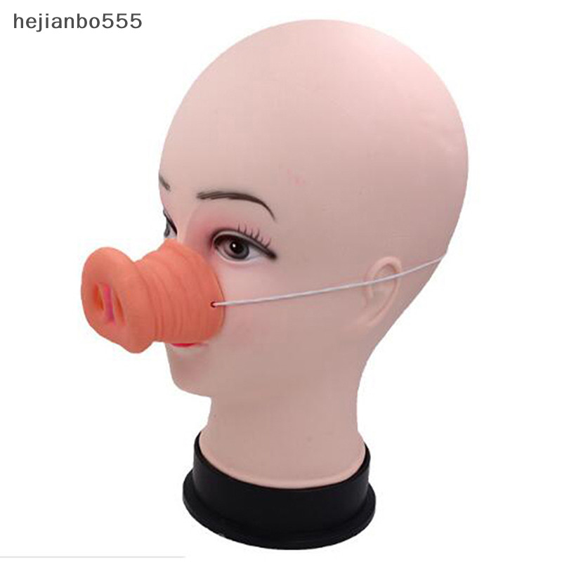 Hejianbo555 Dễ Thương Halloween Cao Su Mũi Lợn Trang Phục Đánh Hơi Ngộ nghĩnh Lừa Mặt nạ Dự Tiệc Theo Chủ Đề Tốt