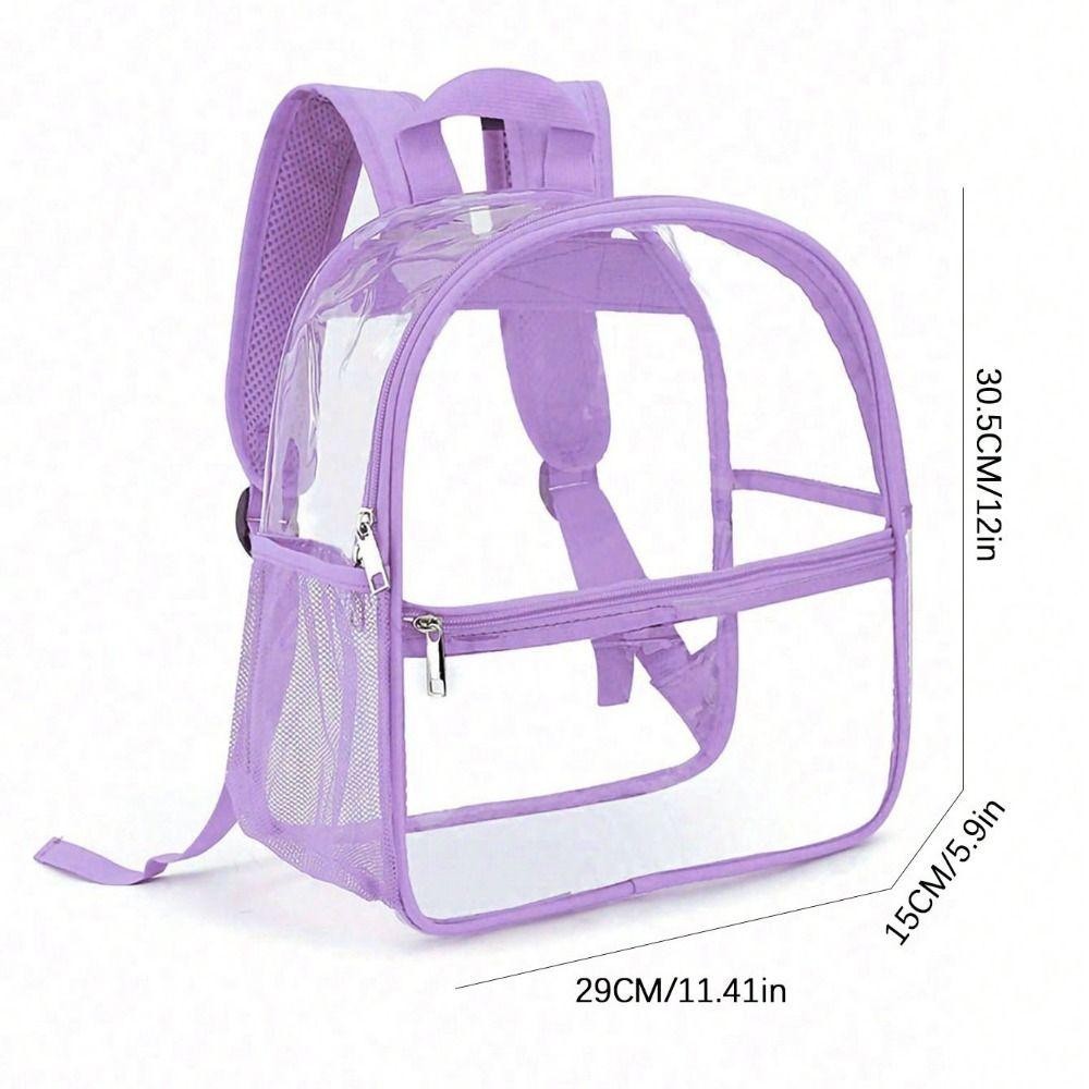 Ba lô PVC HOBBYIN, Ba lô nhỏ dung tích lớn, Túi đựng điện thoại di động chống nước trong suốt đi biển mùa hè