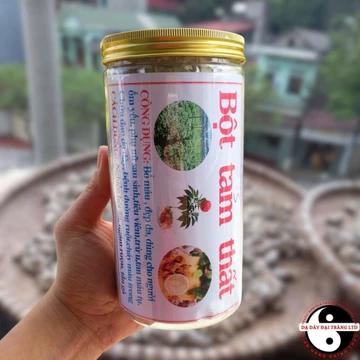 Bột tam thất bắc Hà Giang nguyên chất loại 1, xay nghiền từ củ tam thất bắc hoang rừng tươi, sấy khô uống mật ong, nghệ