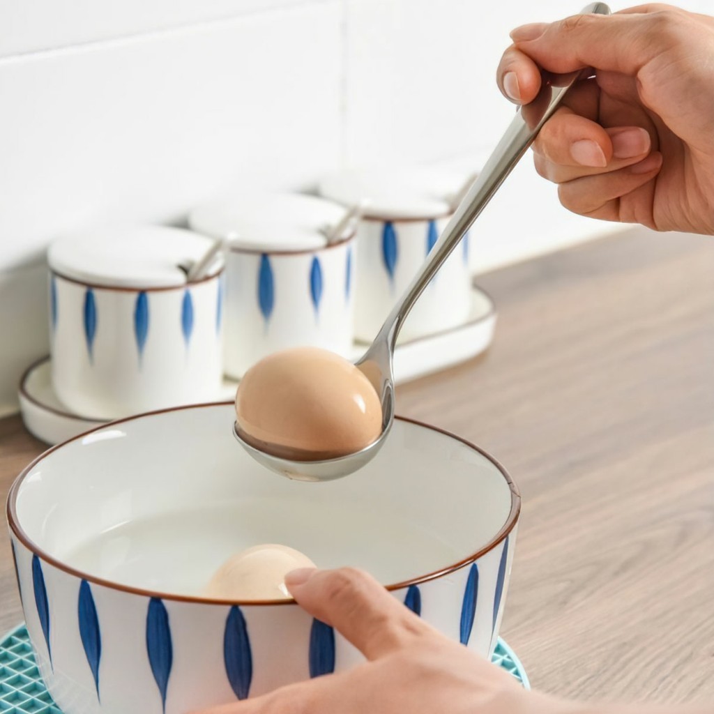 Muỗng Múc Canh Cán Dài Bằng Thép Không Gỉ