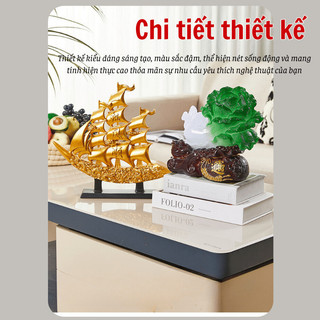 Tượng Bắp Cải Phát Tài Bunnies Tượng Decor Phòng Khách, Quà Khai Trương Tân Gia