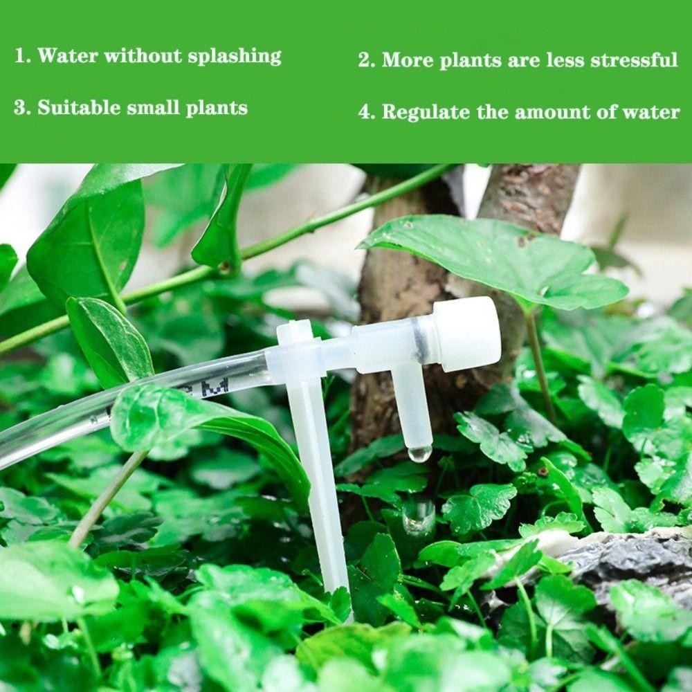 Bộ Tưới Nhỏ Giọt Vườn CATIYAHA, Hệ Thống Tưới Cây Ống 10 / 20 / 30M 4 / 7mm, với Van Điều Chỉnh Nhà Kính Có Thể Điều Chỉnh Tiết Kiệm Tưới Cây Micro Nhỏ Giọt
