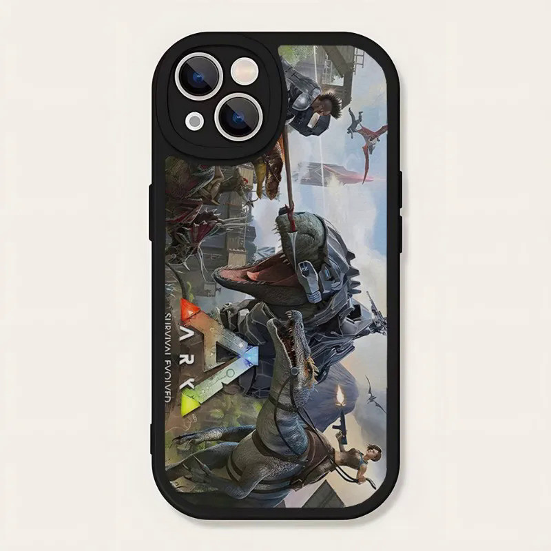 Ốp điện thoại tiến hóa sinh tồn TP-1 ARK Da cừu cho Iphone 13 Pro Max 11 12 14 Mini X Xr Xs 8 7 Puls Se Luxury Mobile Cove