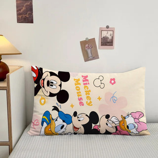 Hoạt Hình Chuột Mickey Và Chuột Minnie Hình Chữ Nhật Gối Vỏ Bên In Hình Đệm Polyester Trang Trí Sofa Nhà (Không Có Lõi)