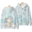 YB1 Lần Đó Tôi Được Tái Sinh Làm Áo Slime Dây Kéo Áo Hoodie Unisex Dài Tay Top Cosplay Plus Kích Thước BY1
