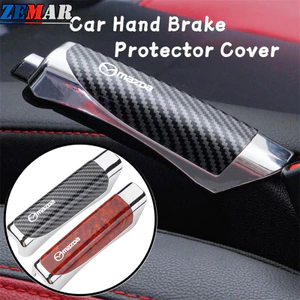 Đa Năng Xe Mazda Tay Phanh Bao Sợi Carbon Phong Cách Xe Phanh Tay Trang Trí Vỏ Bảo Vệ SUV Phụ Kiện Cho Xe Mazda 2 3 CX5 CX30 CX8 CX3 Mazda2 6 5 CX9 BT50