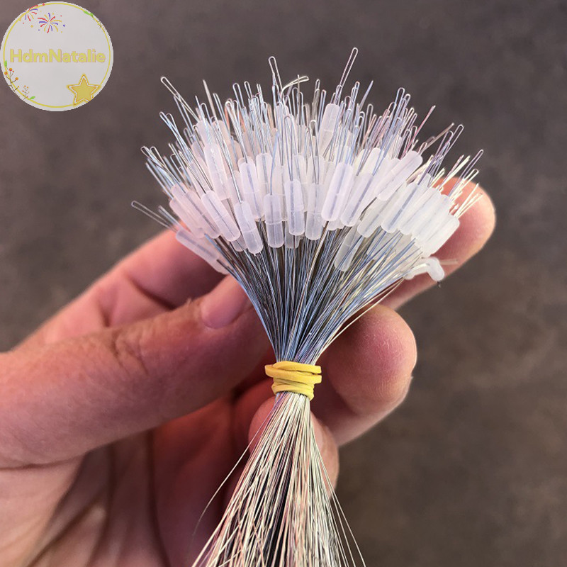 Hdmnatalie 300 Cái / lốc Phao Cao Su Chặn Câu Cá Bobber Chặn Phao Hình Trụ Không Gian B VN