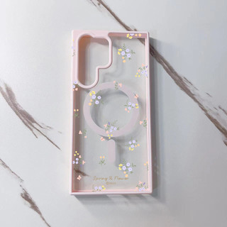 3 Chiếc Mùa Xuân Hoa Hồng Ví Phong Cách Vỏ Cho Samsung s22 s22plus ultra Case Girly S23 S23Plus s23fe s24 s24plus s24ultra Ốp điện thoại