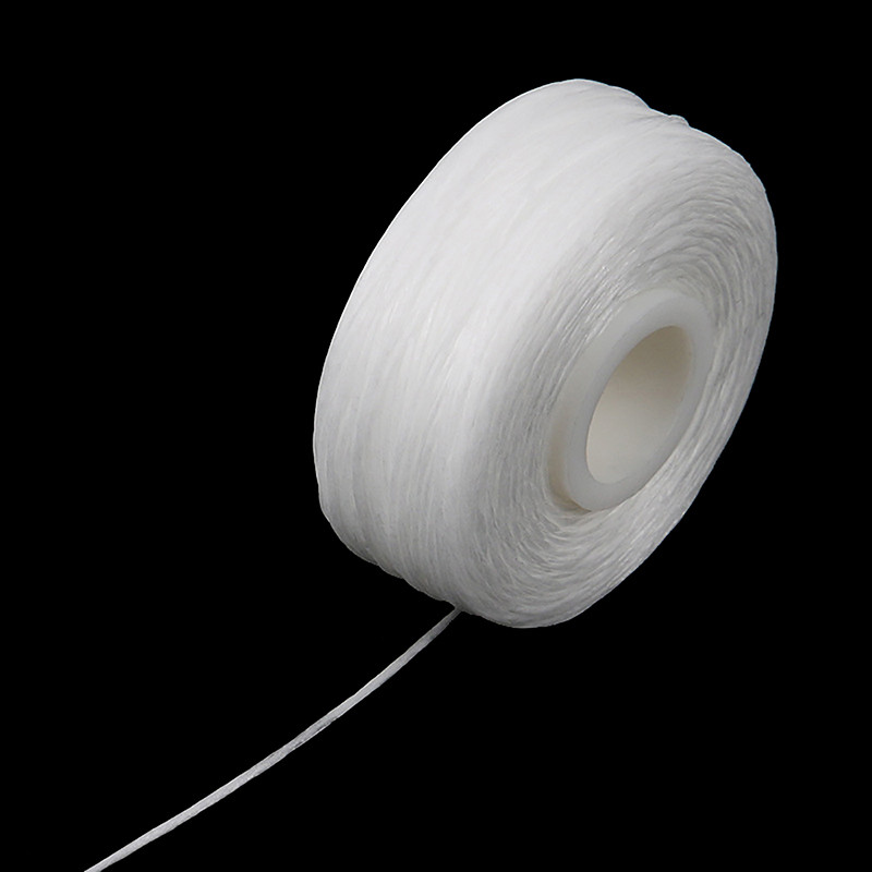 GVERLCRTN 50M / hộp Micro Wax Bạc Hà Hương Vị Đánh Bóng Bàn Chải kẽ Răng Dính Tăm Flos Pick Vệ Sinh Răng Miệng Dây Sạch [8C]